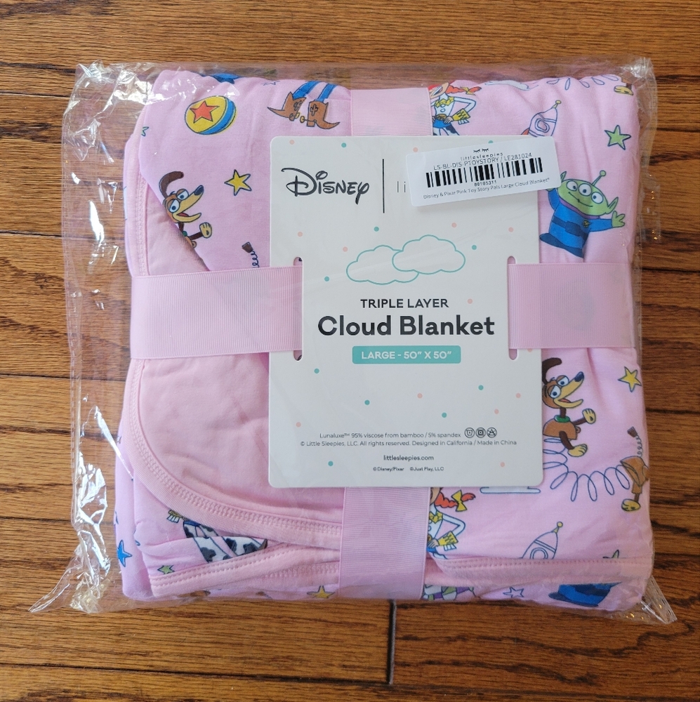 *NWT* Pink Toy Story Cloud Blanket - Little Sleepies